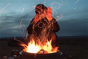 Closeup of Firepit