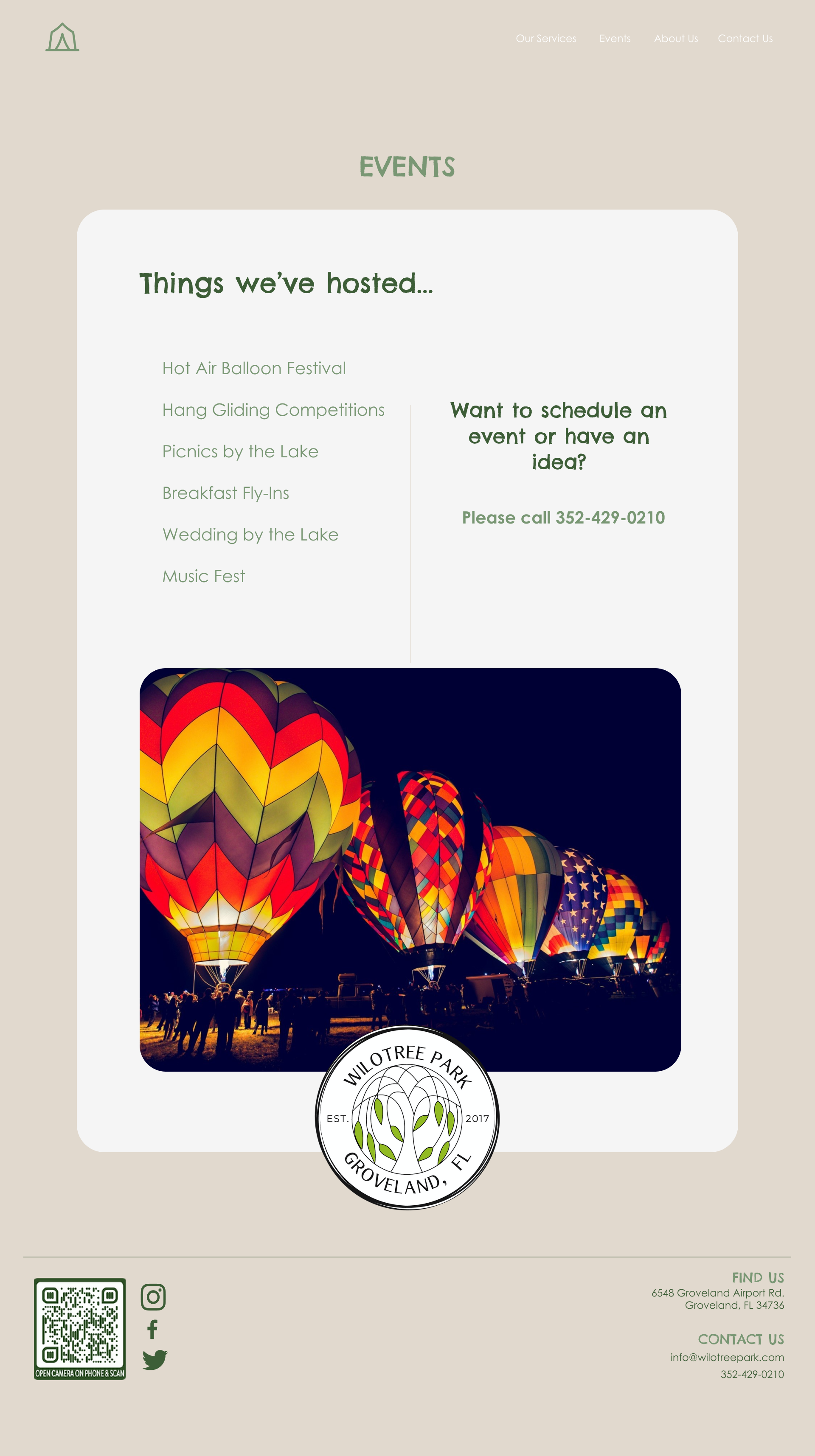 events page