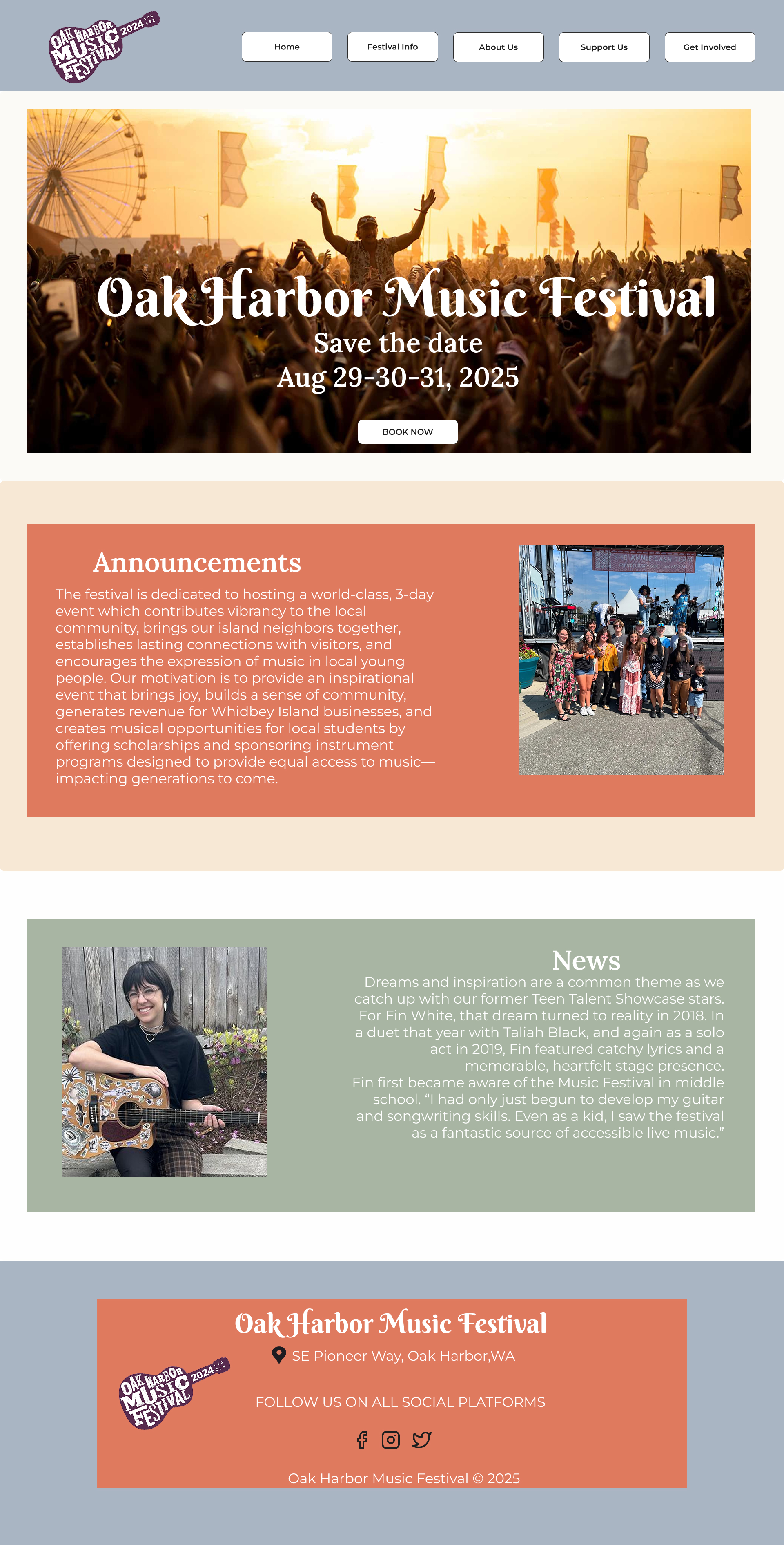 Oak Harbor Festival Homepage
