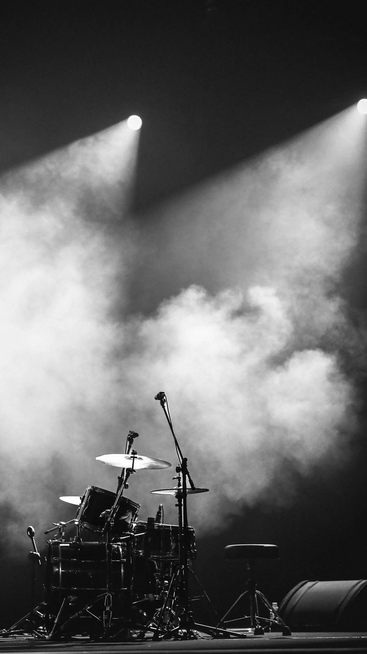 Drummer in action