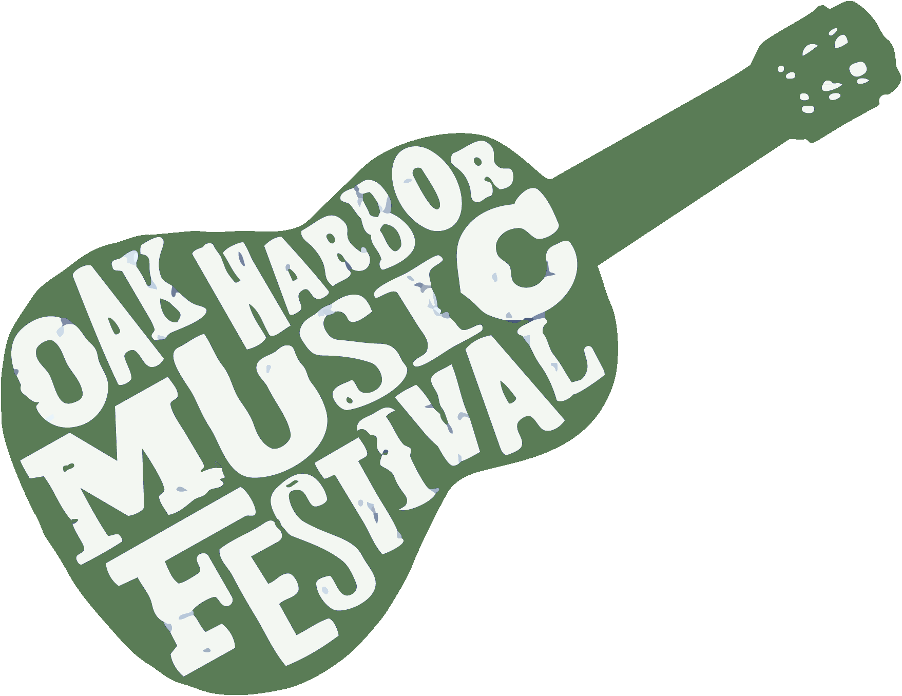 Oak Harbor Music Festival guitar logo