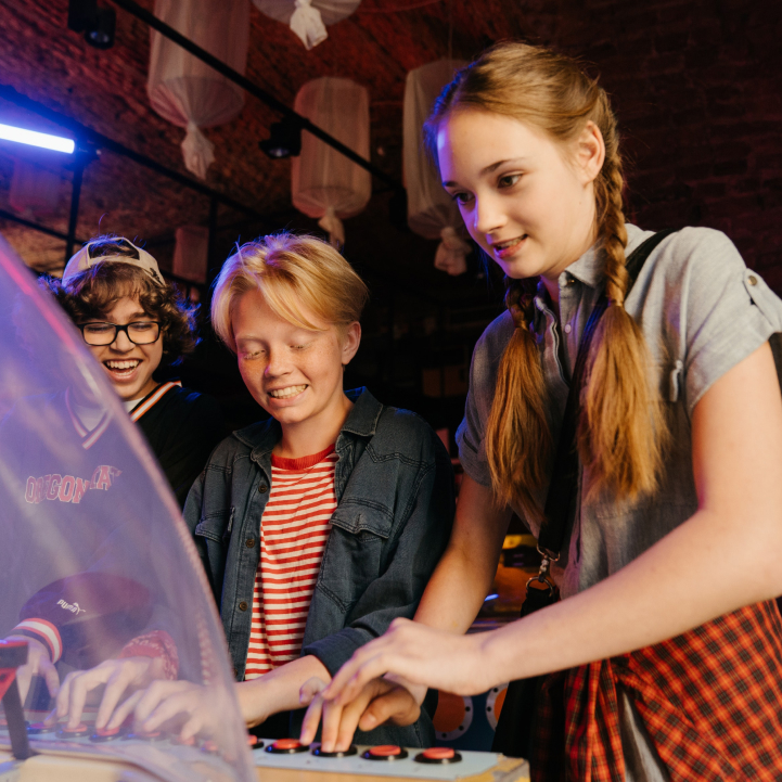 Kids enjoying activities