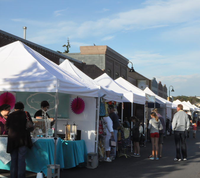 multiple vendor booths