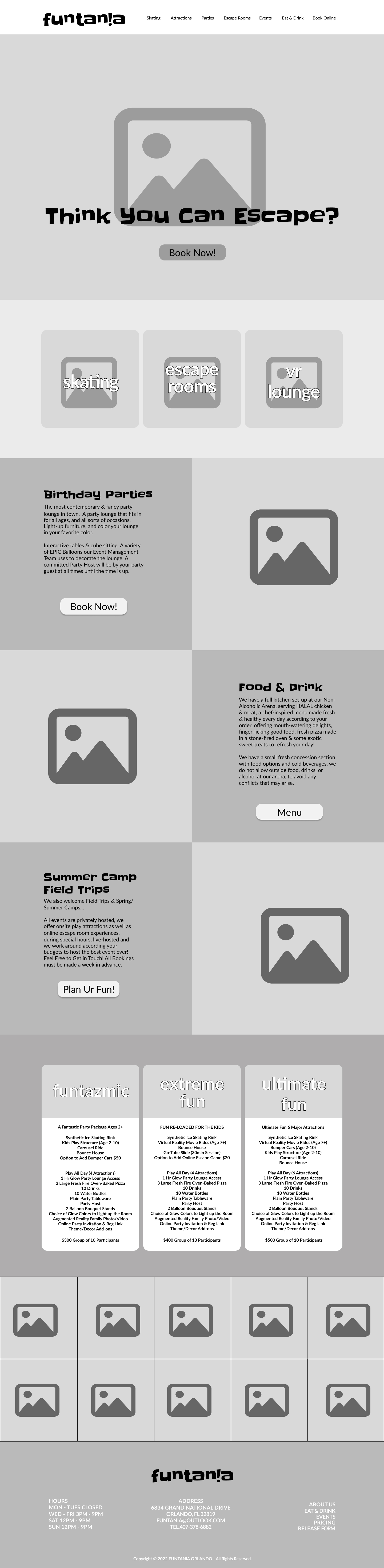 Wireframe Homepage