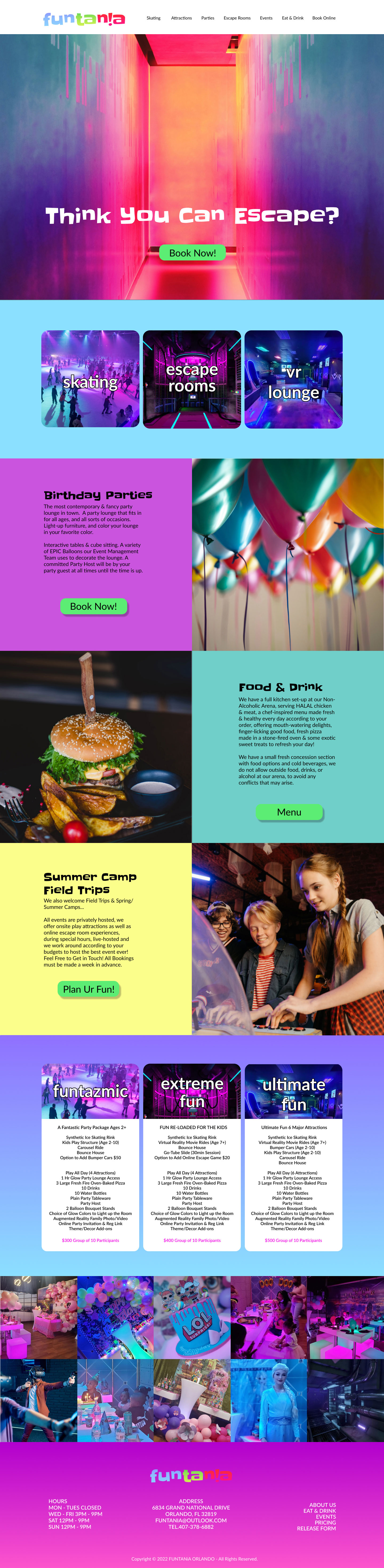 home page