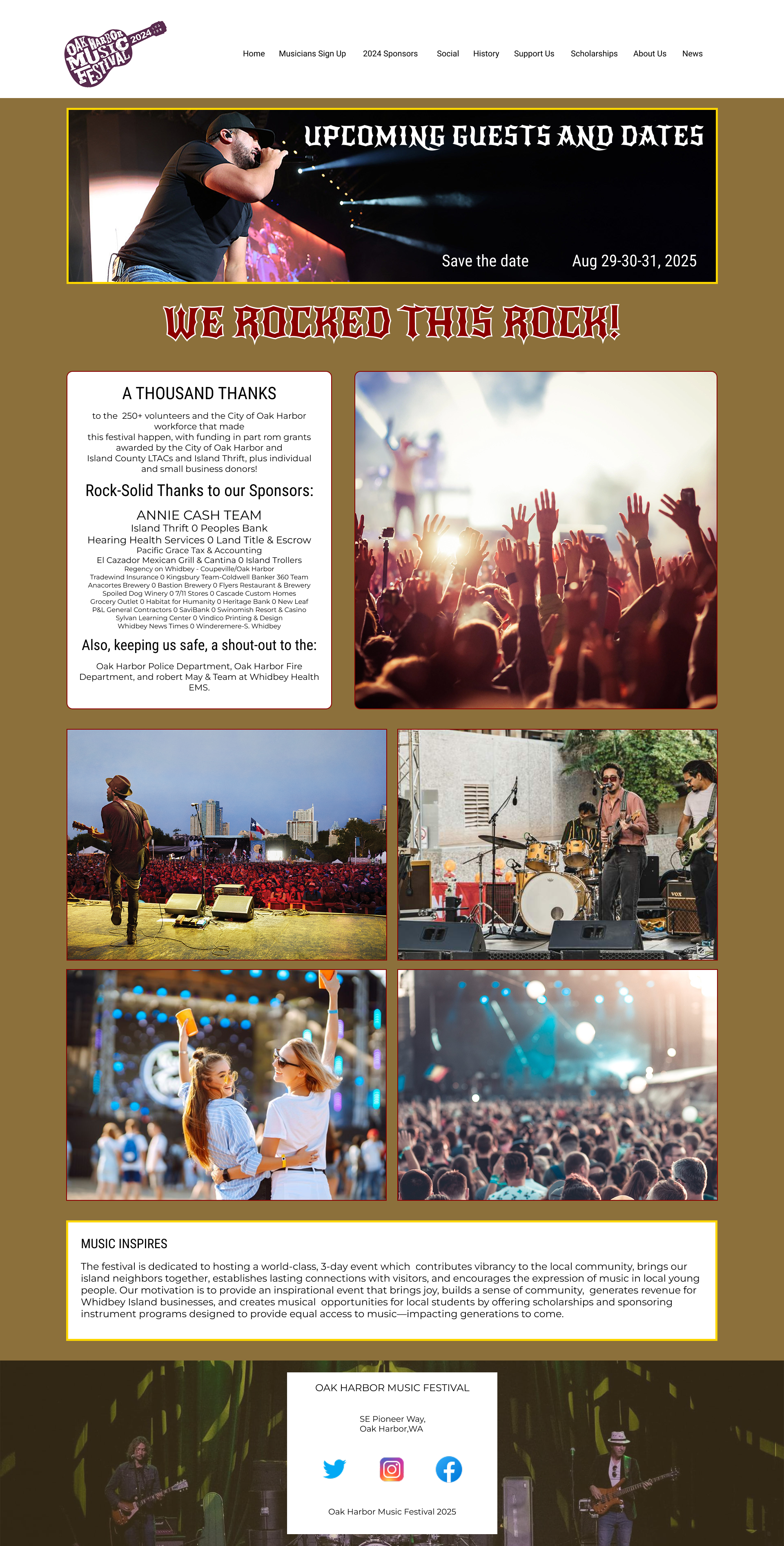 home page