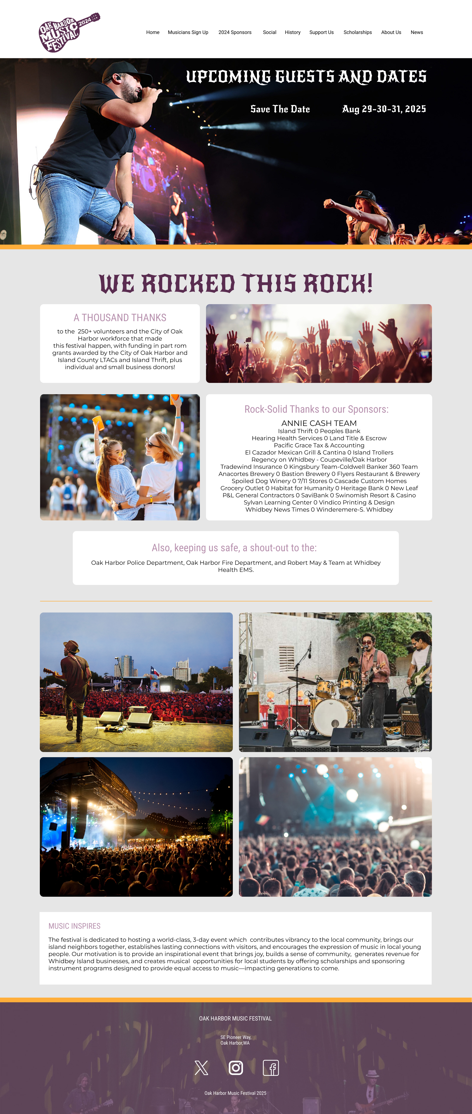 home page