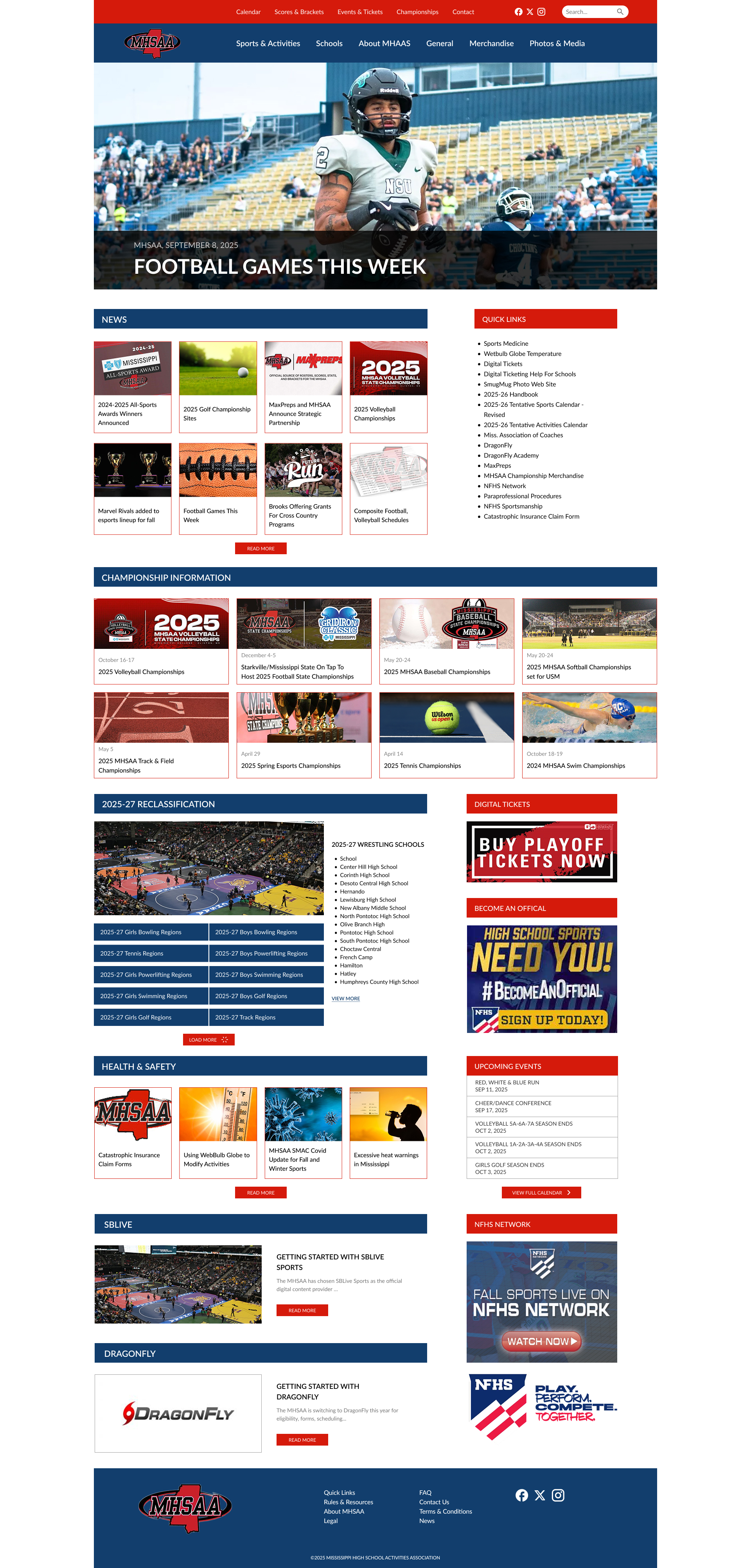 Homepage Desktop