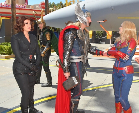 Thor and Captain Marvel