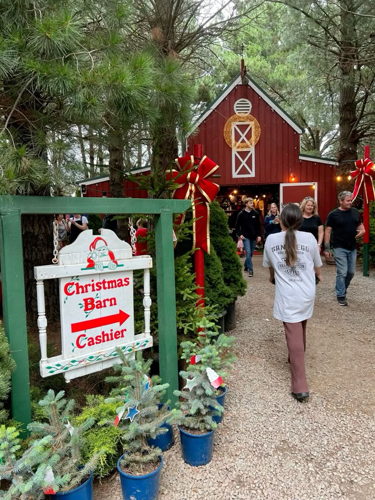 Christmas Barn entrance