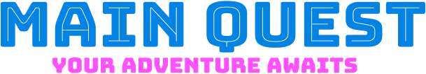 Logo. Main Quest: your adventure awaits.