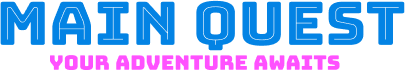 Logo. Main Quest: your adventure awaits.
