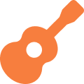 Icon of a guitar