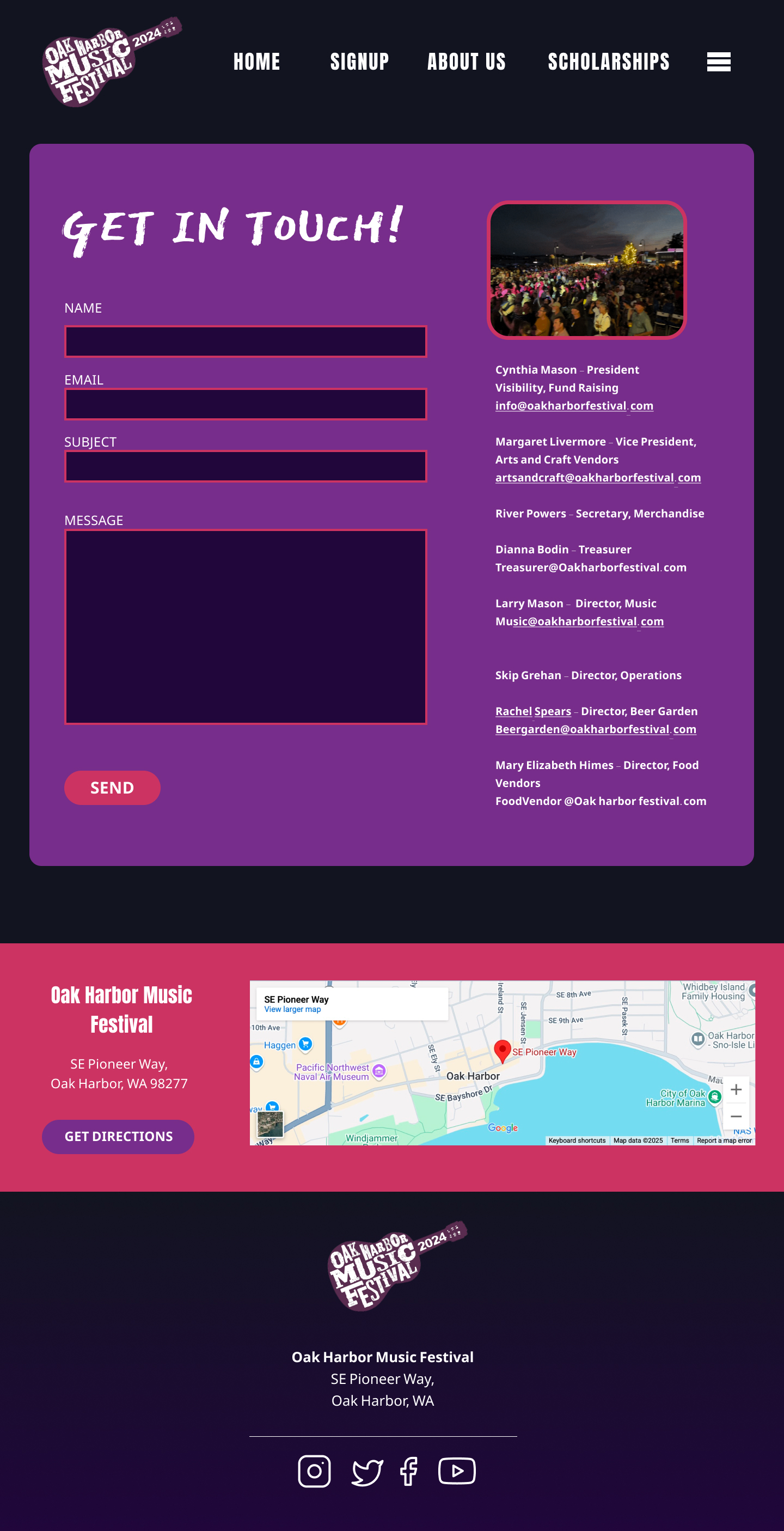 About Us page