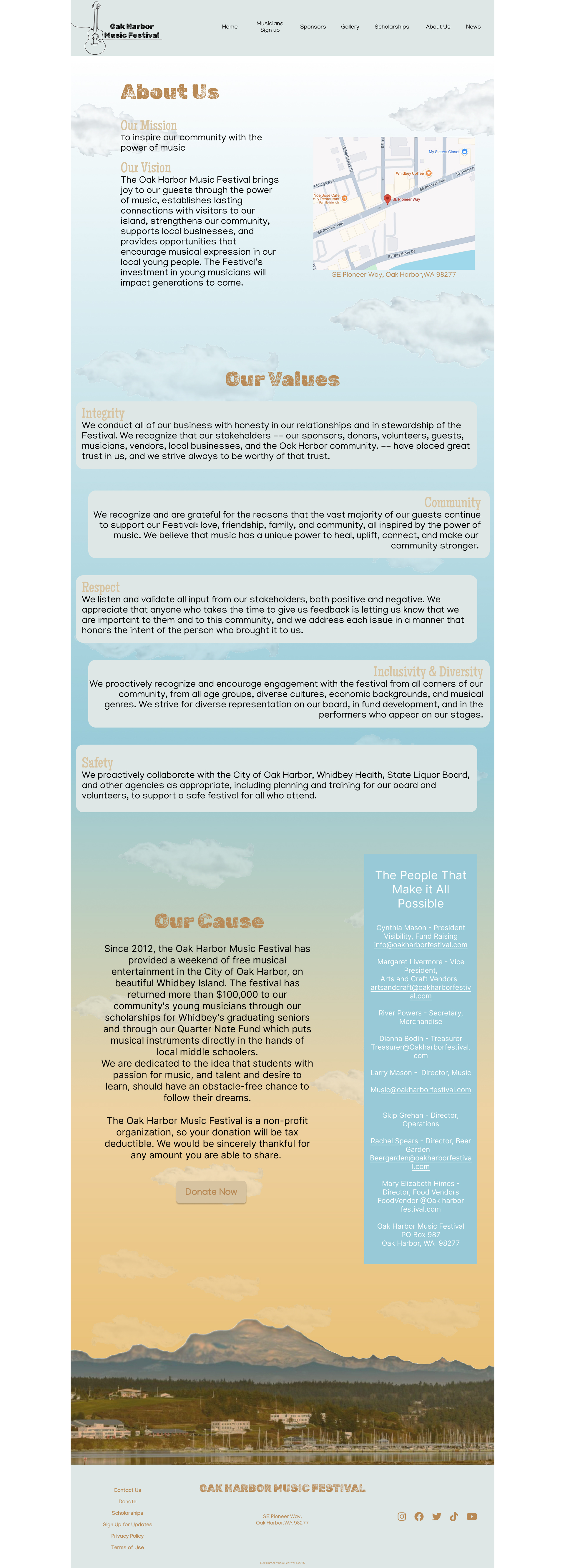 about us page design