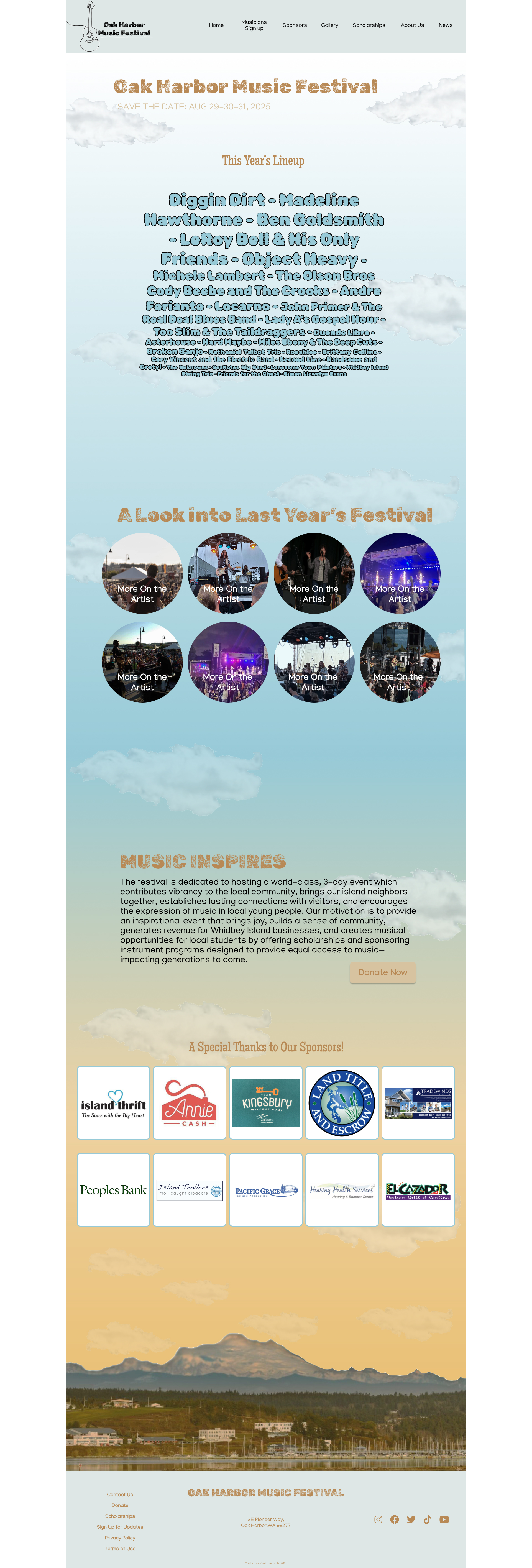 home page design