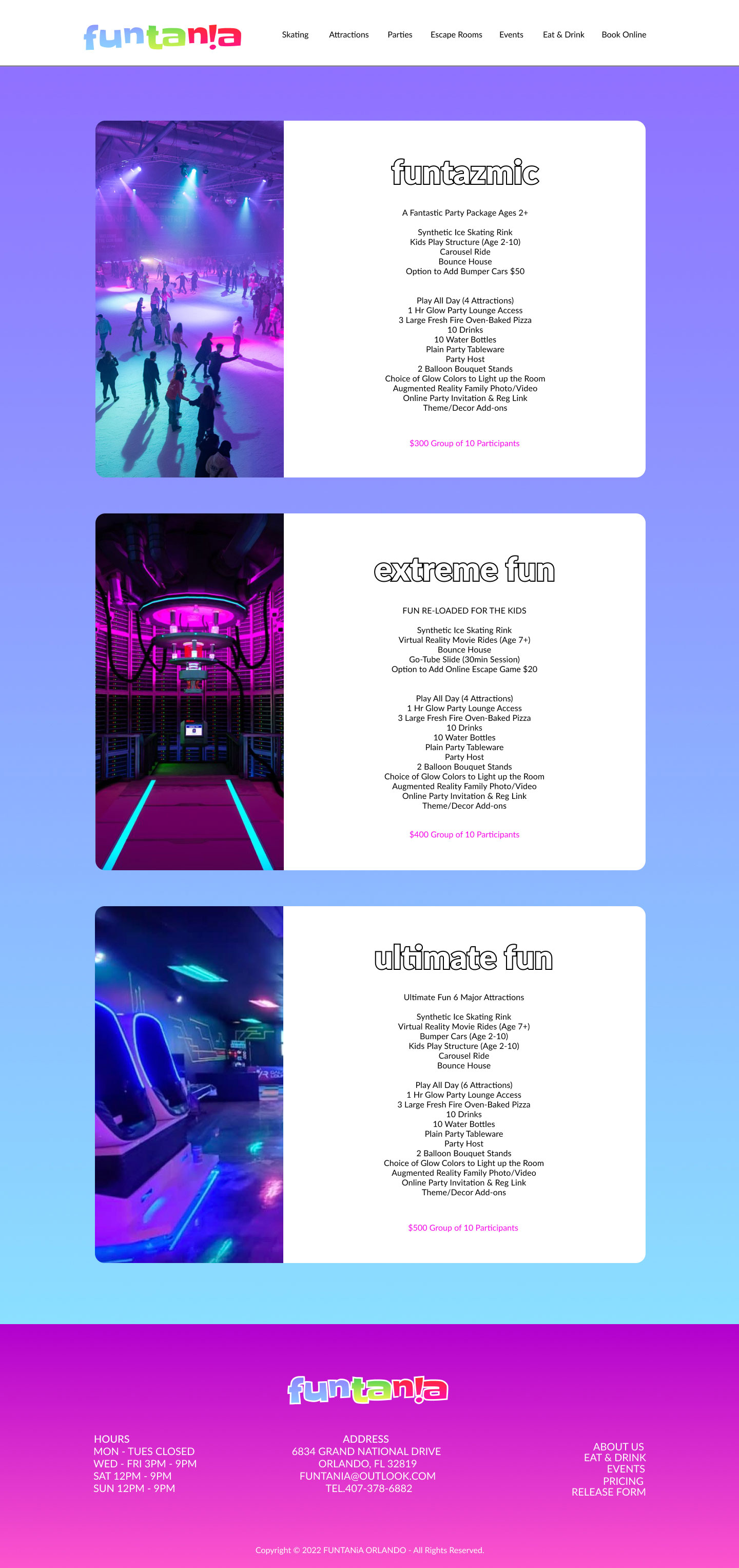 funtania sub page comp