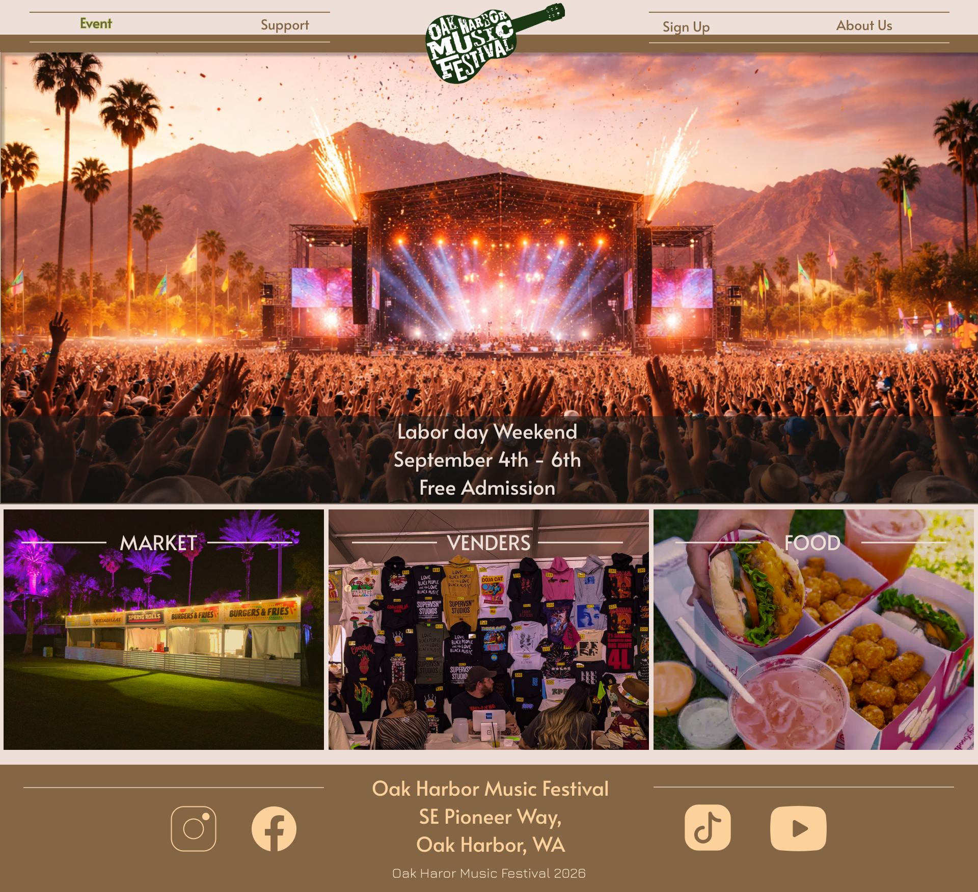 Event Page