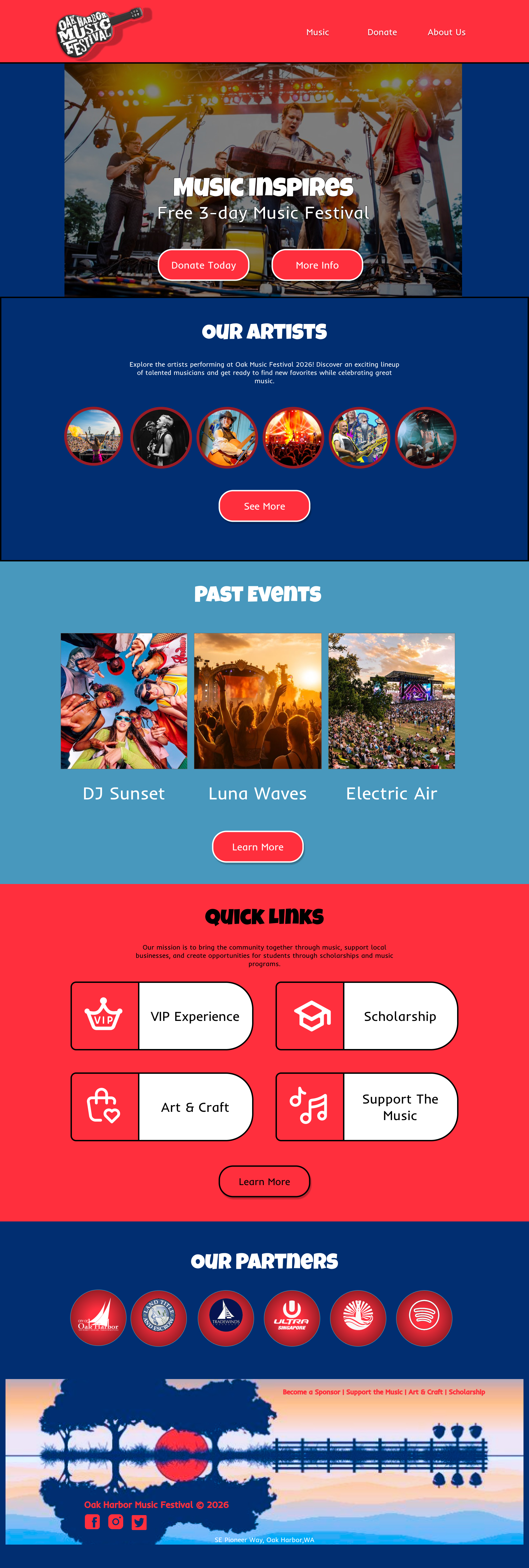 home page