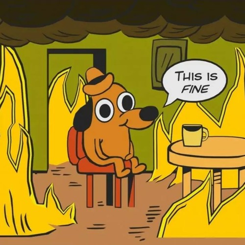 This is fine meme