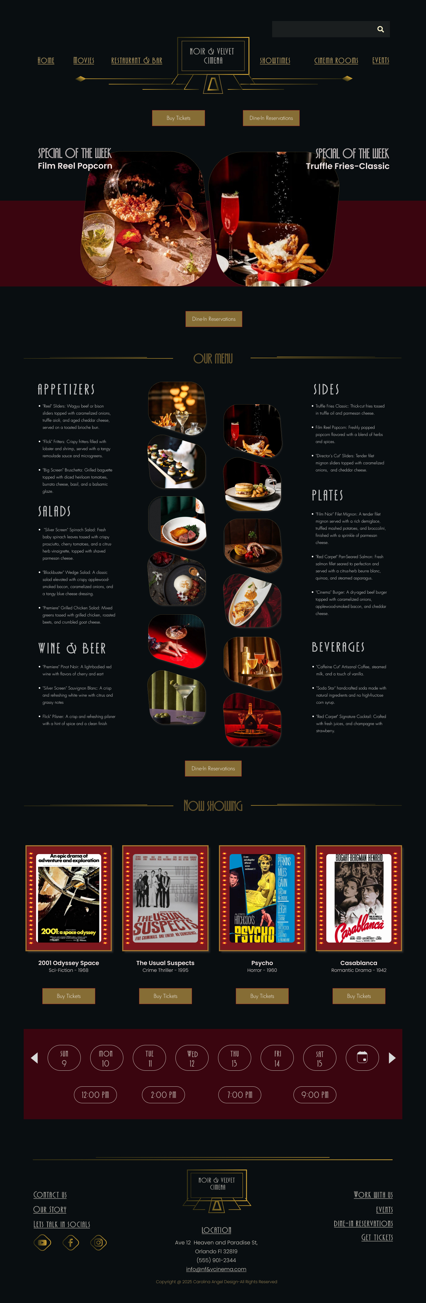 Restaurant and Menu