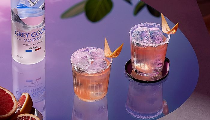 cocktails on a table