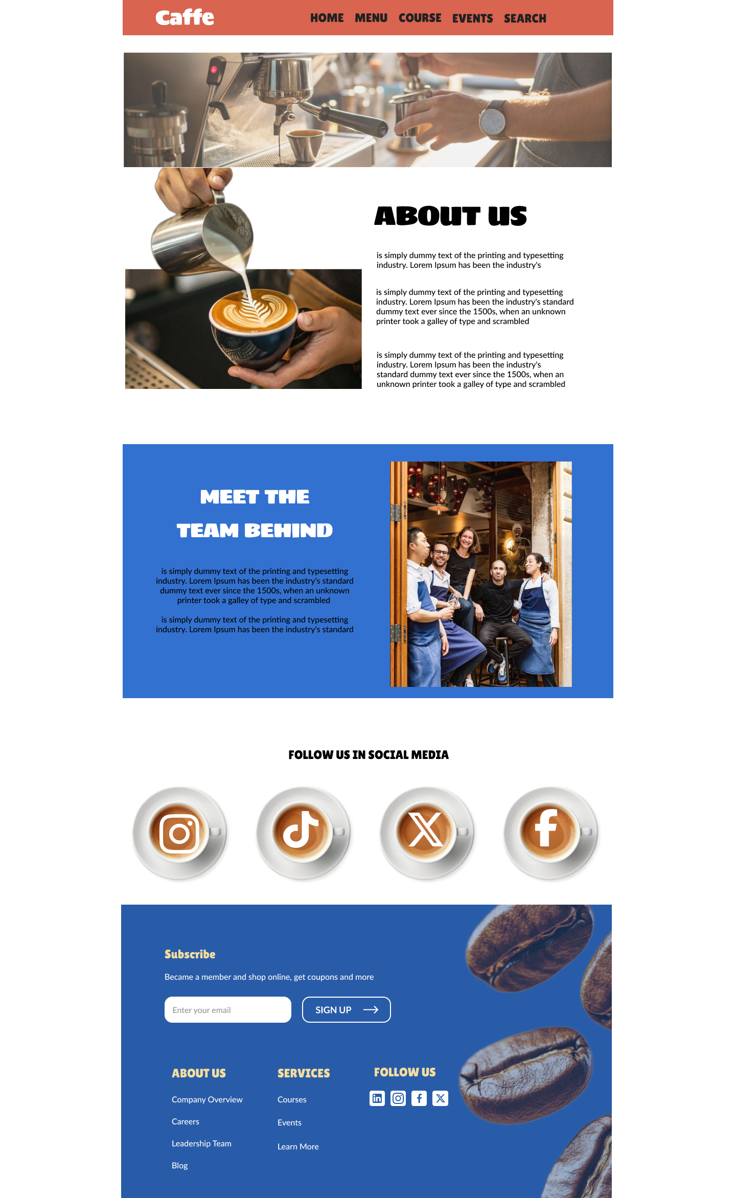 About Us Page