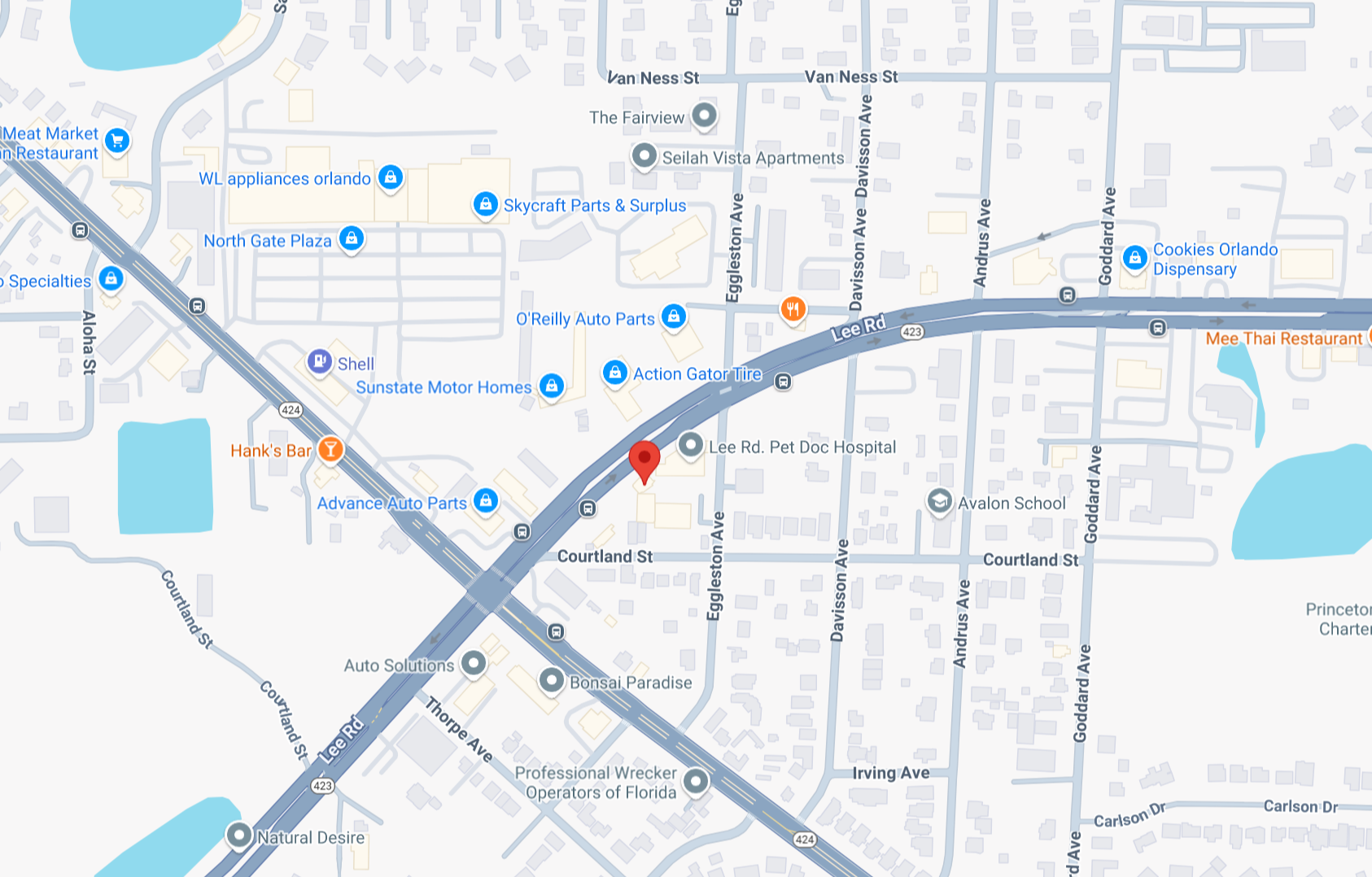 map location