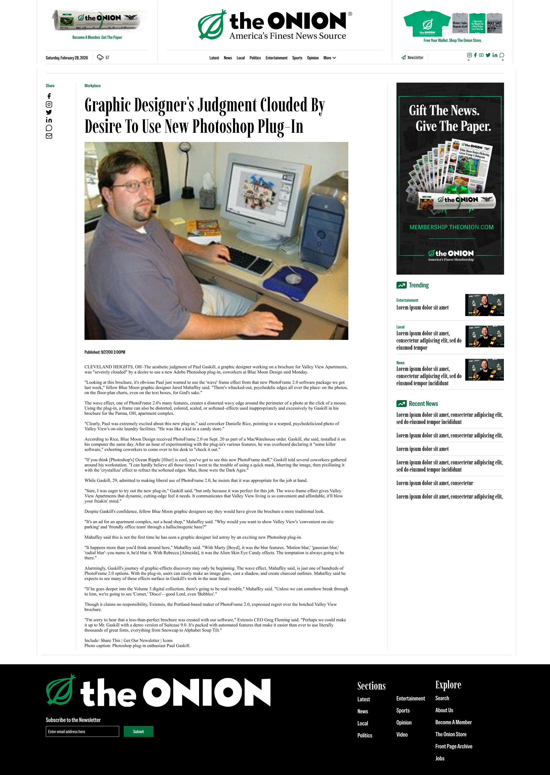 Onion article grid design 
			1 with no grid 