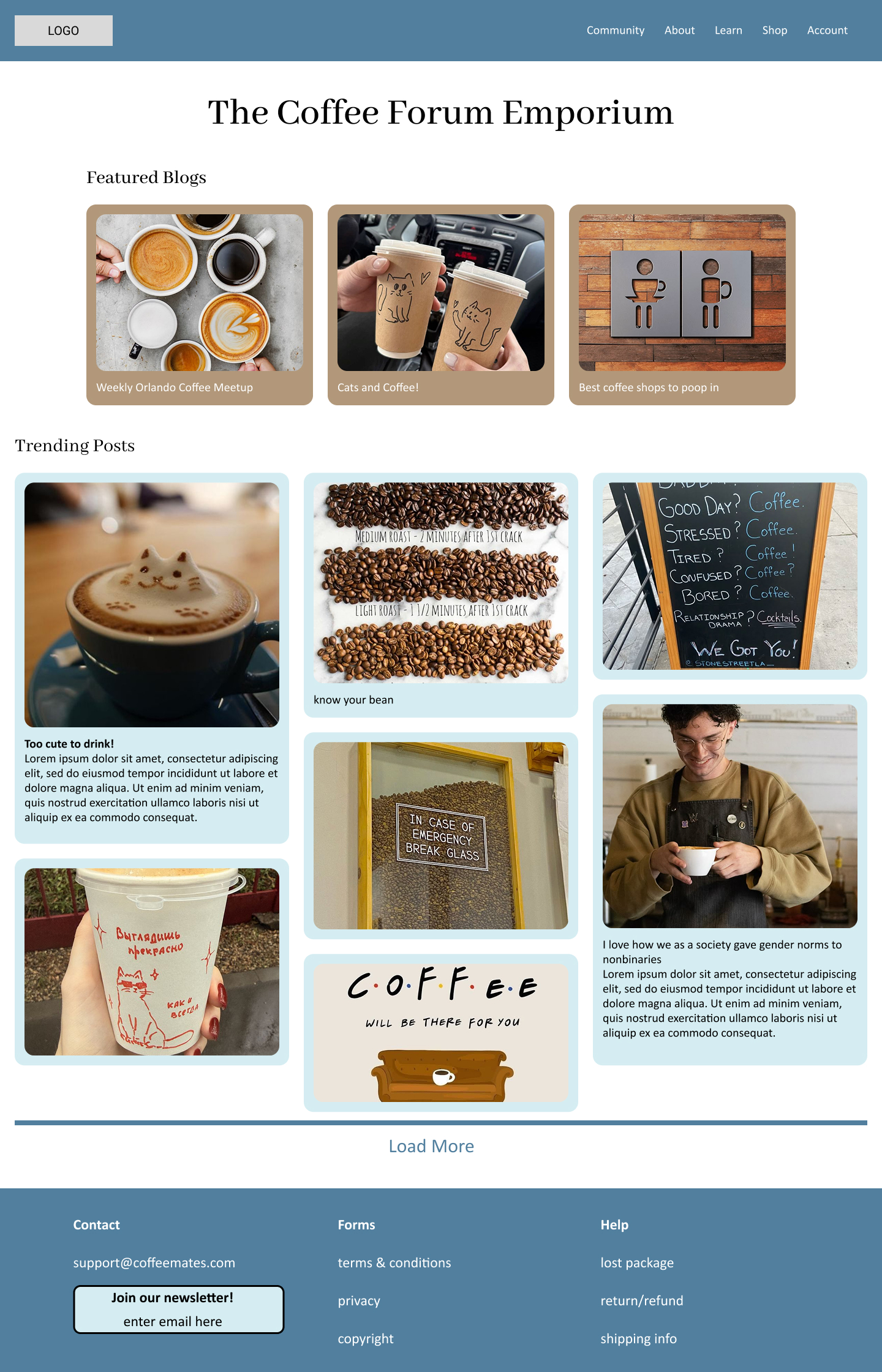 community page comp version 2