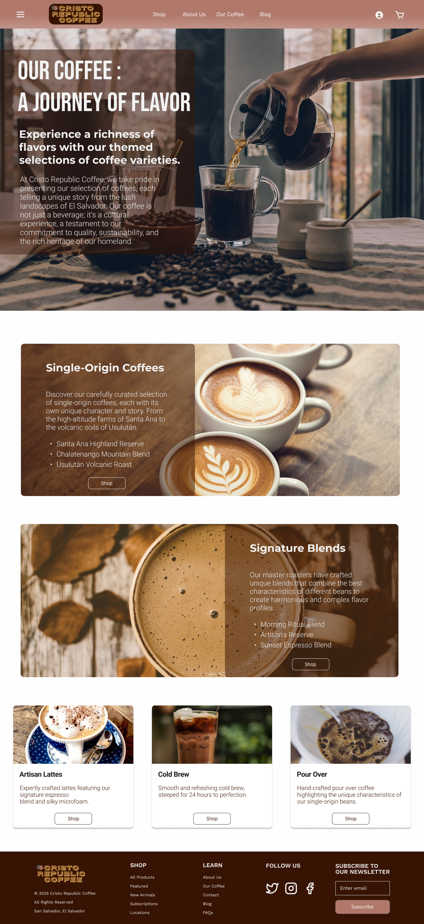 Our Coffee