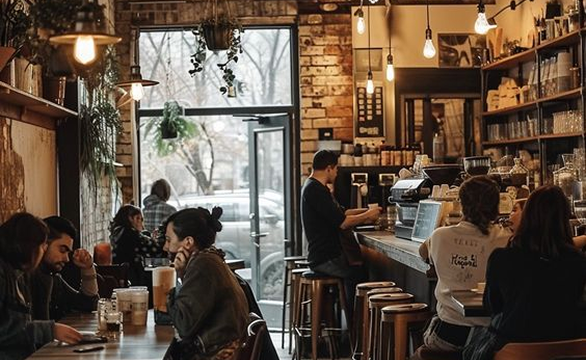 Coffee Shop Scene