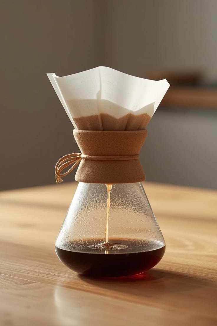 Glass coffee brewer