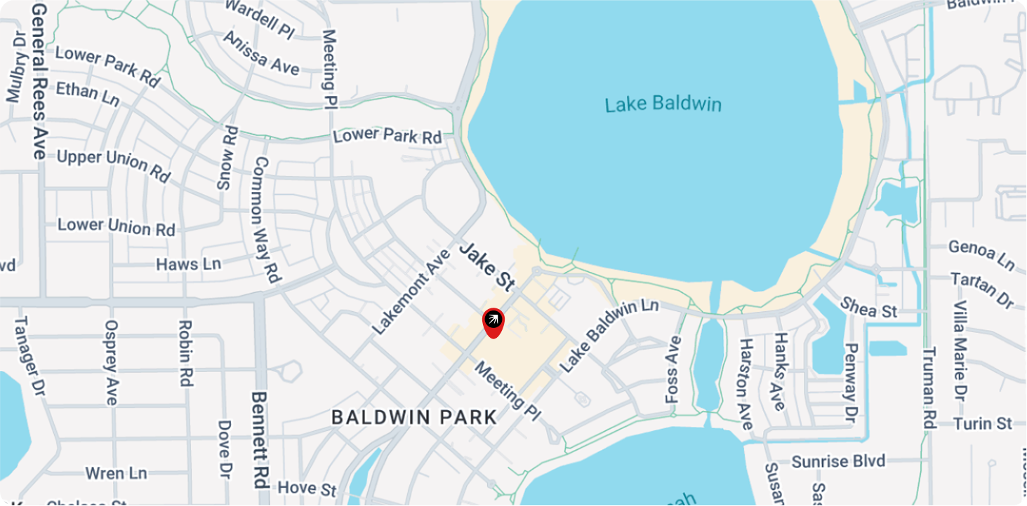 Baldwin Park Location Map