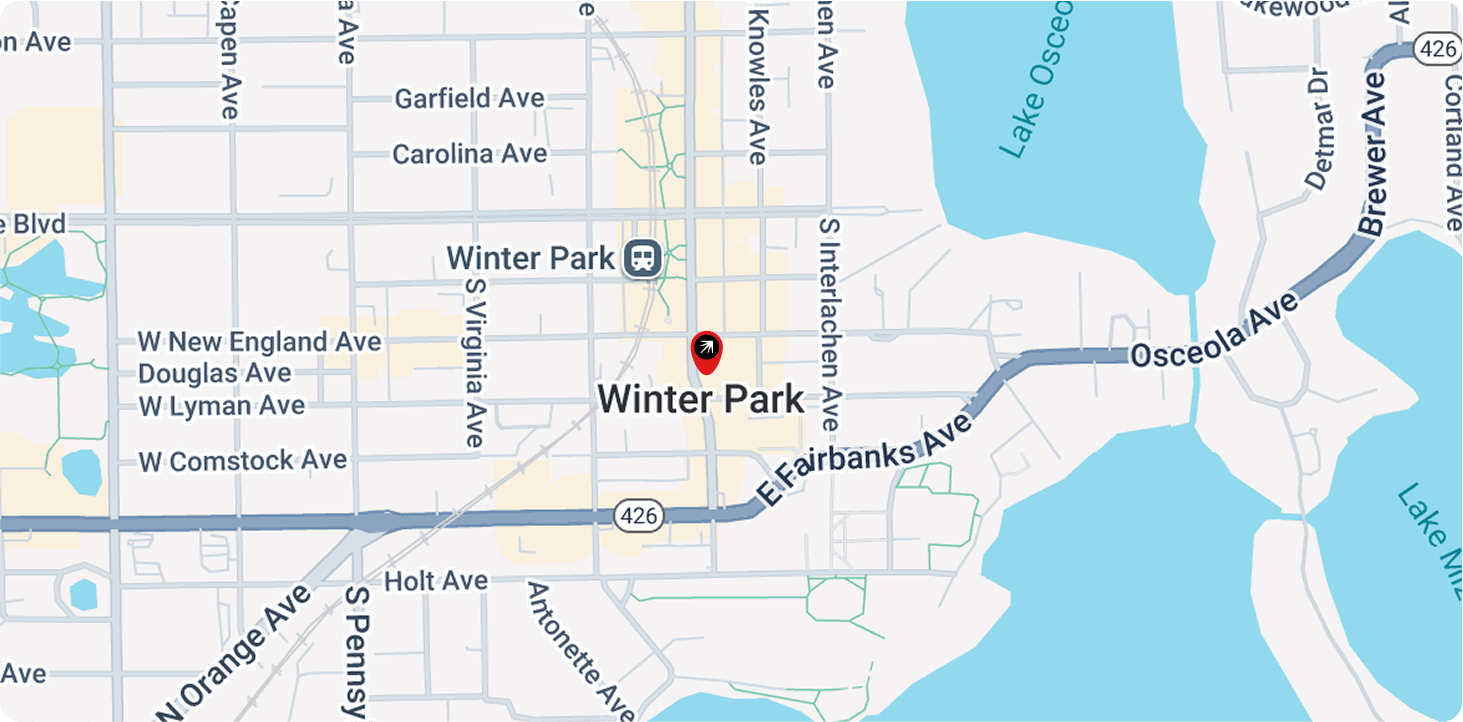 Winter Park Location Map