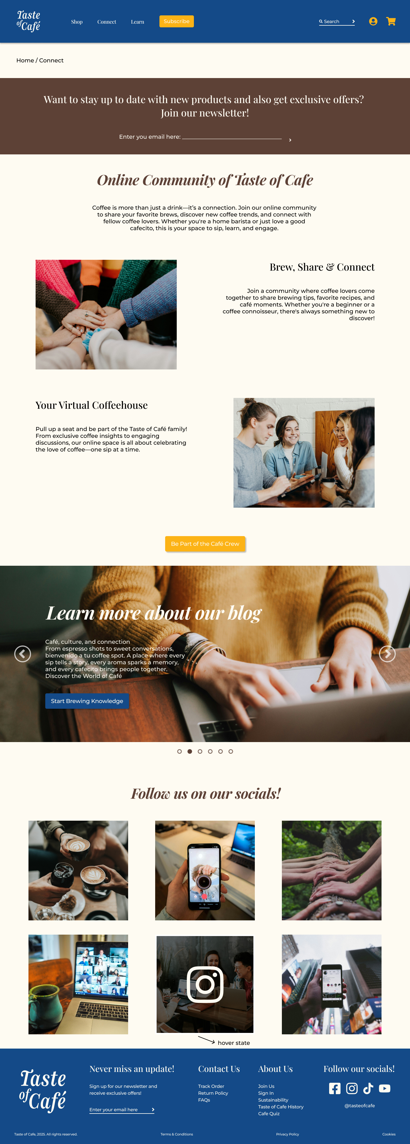 Desktop Connect Page