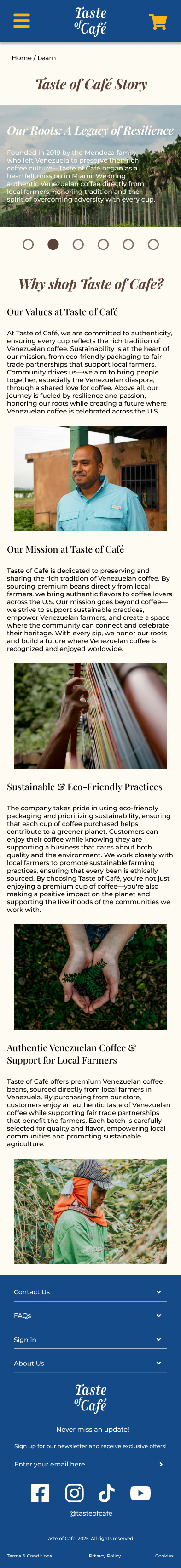Mobile Learn Page