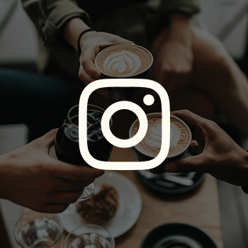 People holding coffee hovered