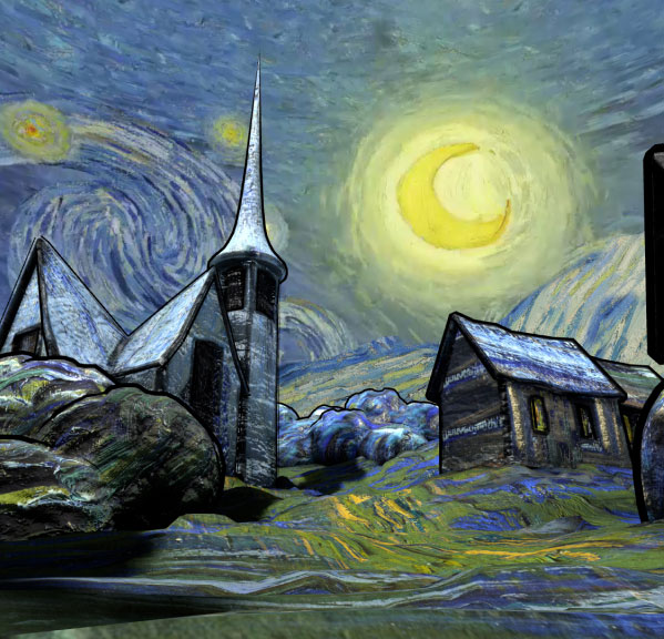 Van Goh's Painting on Vr